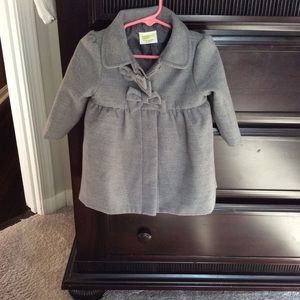 Kids Gray Trench coat